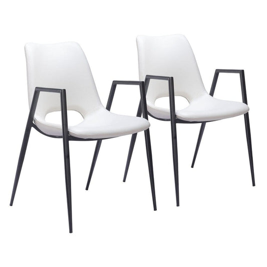 Zuo Modern - Desi Dining Chair (Set of 2) White - 109535 veiw 1
