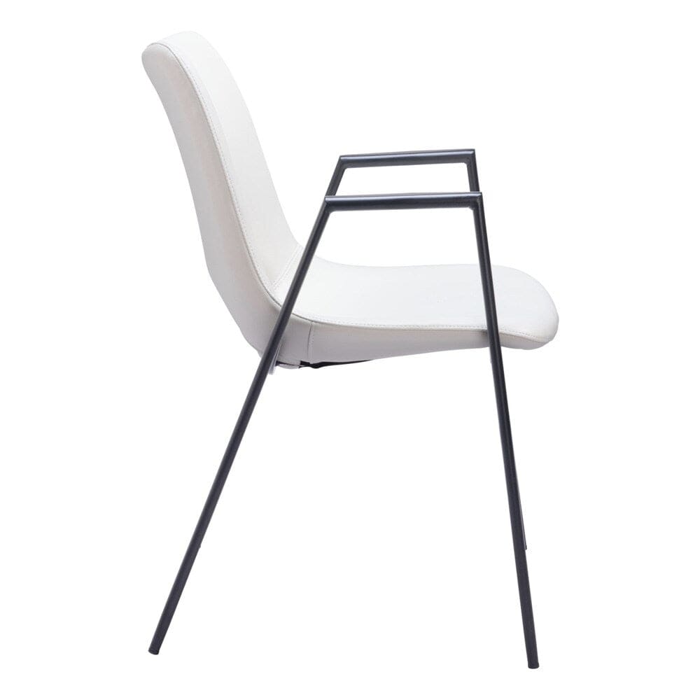 Zuo Modern - Desi Dining Chair (Set of 2) White - 109535 veiw 2