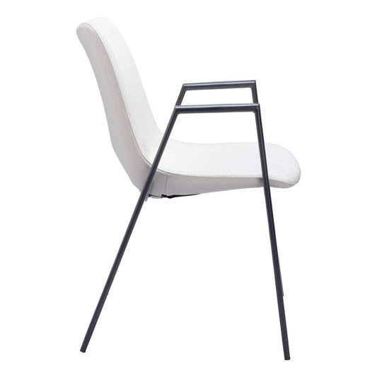 Zuo Modern - Desi Dining Chair (Set of 2) White - 109535 veiw 2