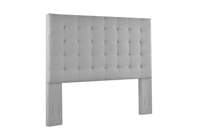 Fashion Bed Group - Vera King Upholstered Platform Bed & Elise King Headboard - Gray veiw 3