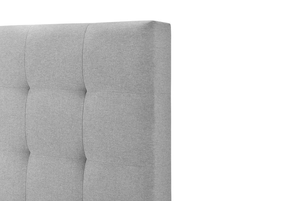 Fashion Bed Group - Vera King Upholstered Platform Bed & Elise King Headboard - Gray veiw 5