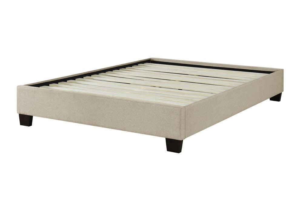Fashion Bed Group - Vera Queen Upholstered Platform Bed - Beige - 500015 veiw 1