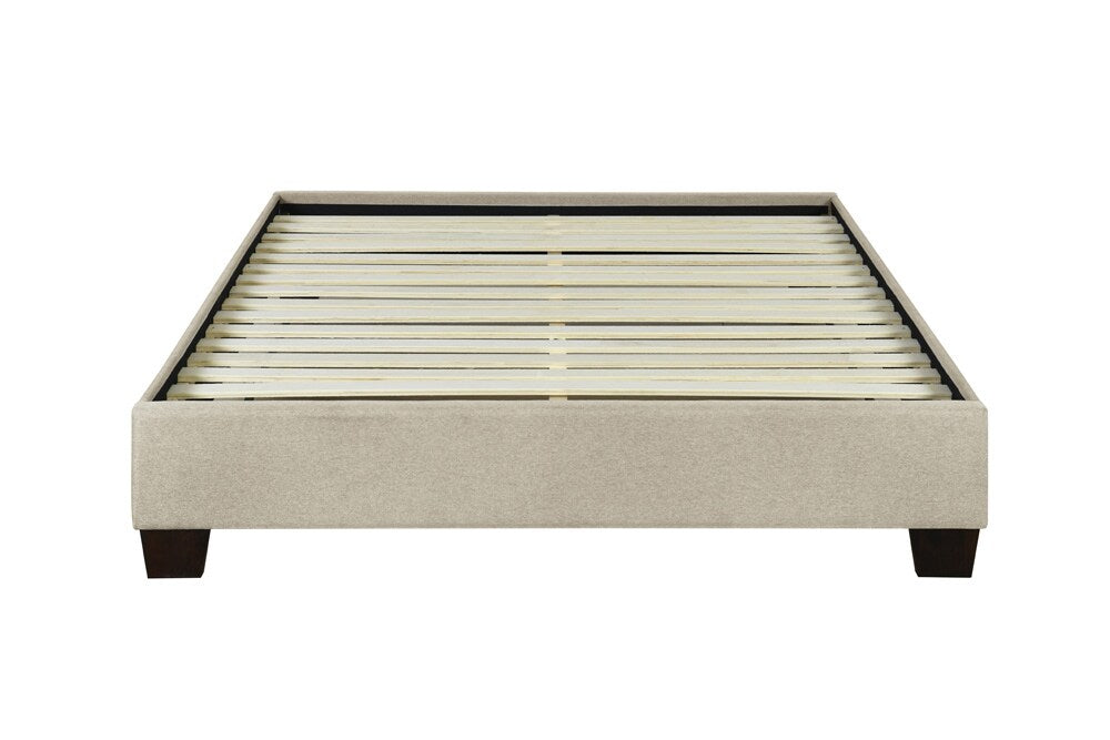Fashion Bed Group - Vera Queen Upholstered Platform Bed - Beige - 500015 veiw 2