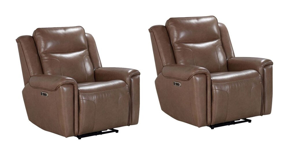 Parker Living - Atlantis - Smooth Latte Power Zero Gravity Recliner (Set of 2) - MATL#812PHZ-2-SMLT veiw 1