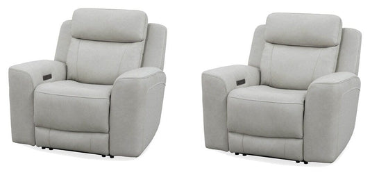Parker Living - Calgary - Stone Power Recliner (Set of 2) - MCGR#812PH-2-STNE veiw 1