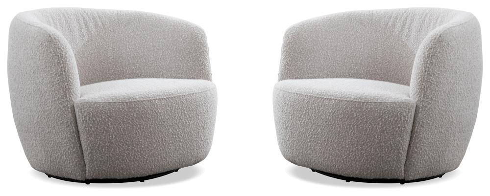 Parker Living - Carina - Bloke Cotton Swivel Barrel Chair (Set of 2) - SCAR#912S-2-BLCT veiw 1
