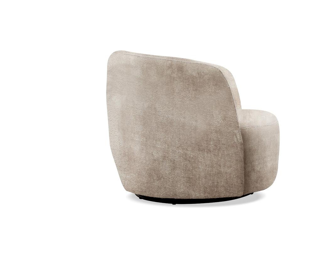Parker Living - Carina - Miami Mink Swivel Barrel Chair - SCAR#912S-MIMI veiw 3