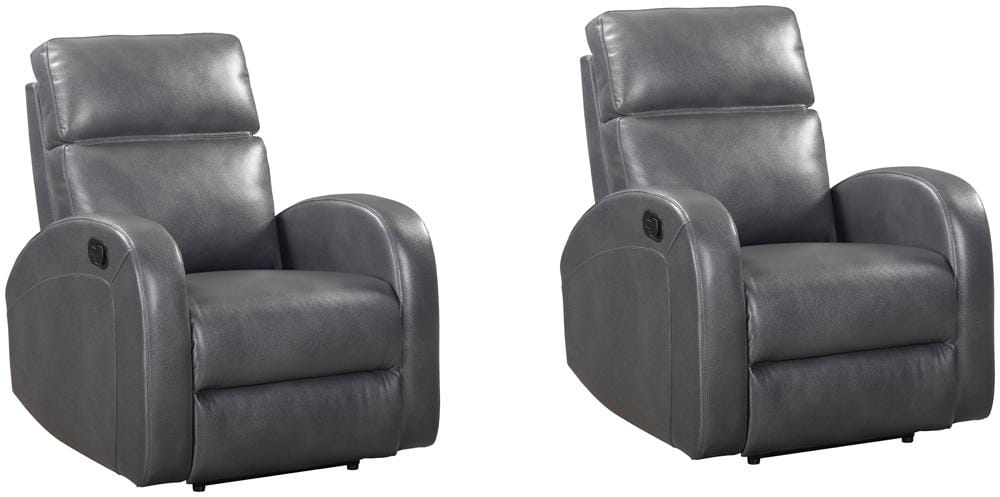 Parker Living - Devin - Pebble Grey Manual Recliner (Set of 2) - MDEV#812-2-PPGR veiw 1
