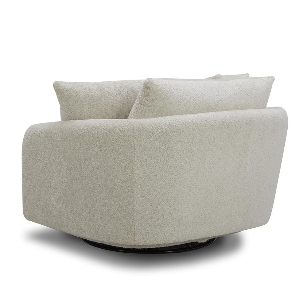 Parker Living - Boomer - Utopia Sand Large Swivel Chair with 2 Toss Pillows (Set of 2) - SBMR#912S-2-UTSA veiw 4