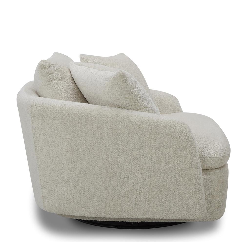 Parker Living - Boomer - Utopia Sand Large Swivel Chair with 2 Toss Pillows (Set of 2) - SBMR#912S-2-UTSA veiw 5