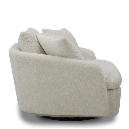 Parker Living - Boomer - Utopia Sand Large Swivel Chair with 2 Toss Pillows (Set of 2) - SBMR#912S-2-UTSA veiw 5