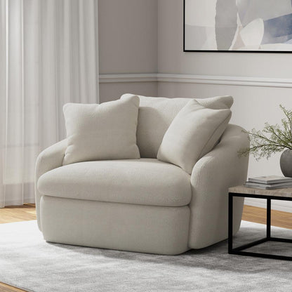 Parker Living - Boomer - Utopia Sand Large Swivel Chair with 2 Toss Pillows (Set of 2) - SBMR#912S-2-UTSA veiw 8