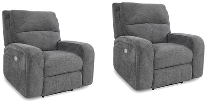 Parker Living - Polaris - Bizmark Grey Power Recliner (Set of 2) - MPOL#812PH-2-BIG veiw 1