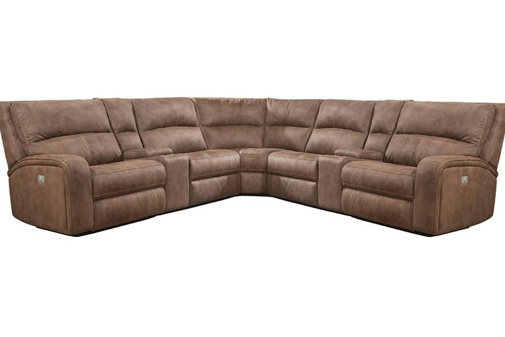 Parker Living - Polaris - Kahlua 7 Piece Modular Power Reclining Sectional with Power Adjustable Headrests - MPOL-PACKT7(H)-KA veiw 1
