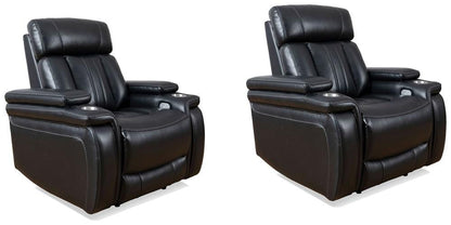 Parker Living - Royce - Midnight Power Recliner (Set of 2) - MROY#812PH-2-MID veiw 1