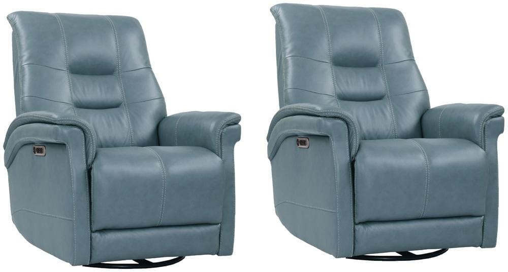 Parker Living - Carnegie - Verona Azure - Powered By Freemotion Cordless Power Swivel Glider Recliner (Set of 2) - MCAR#812GSPH-P25-2-VAZ veiw 1