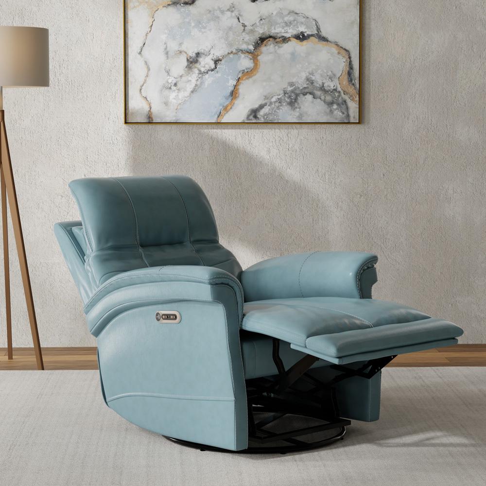 Parker Living - Carnegie - Verona Azure - Powered By Freemotion Cordless Power Swivel Glider Recliner (Set of 2) - MCAR#812GSPH-P25-2-VAZ veiw 10