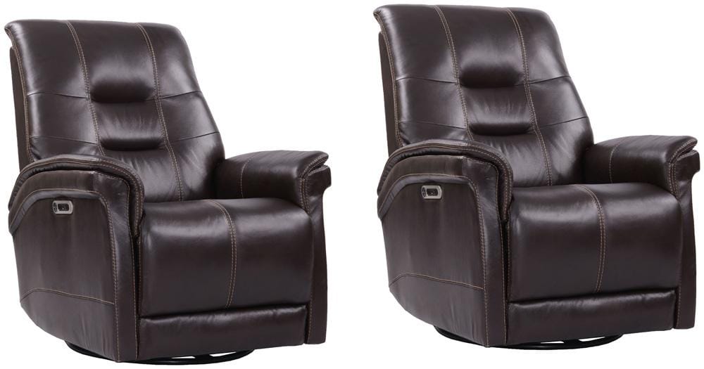 Parker Living - Carnegie - Verona Coffee - Powered By Freemotion Cordless Power Swivel Glider Recliner (Set of 2) - MCAR#812GSPH-P25-2-VCO veiw 1