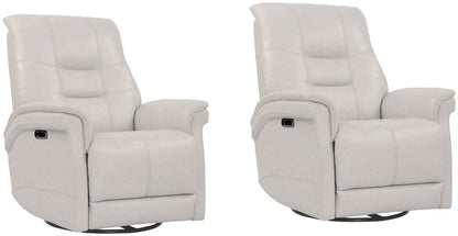 Parker Living - Carnegie - Verona Ivory - Powered By Freemotion Cordless Power Swivel Glider Recliner (Set of 2) - MCAR#812GSPH-P25-2-VIV veiw 1