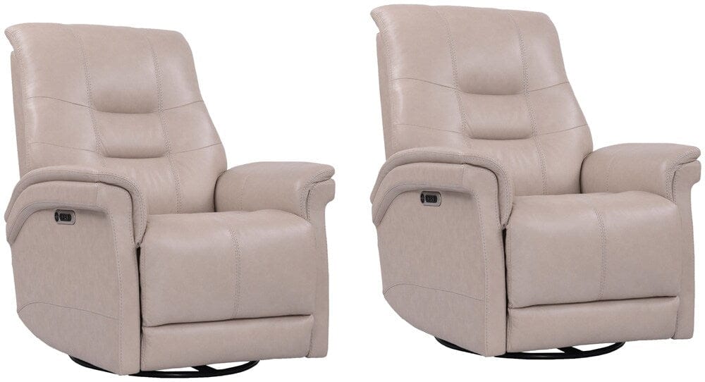 Parker Living - Carnegie - Verona Linen - Powered By Freemotion Cordless Power Swivel Glider Recliner (Set of 2) - MCAR#812GSPH-P25-2-VLI veiw 1