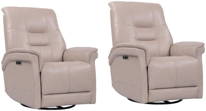 Parker Living - Carnegie - Verona Linen - Powered By Freemotion Cordless Power Swivel Glider Recliner (Set of 2) - MCAR#812GSPH-P25-2-VLI veiw 1