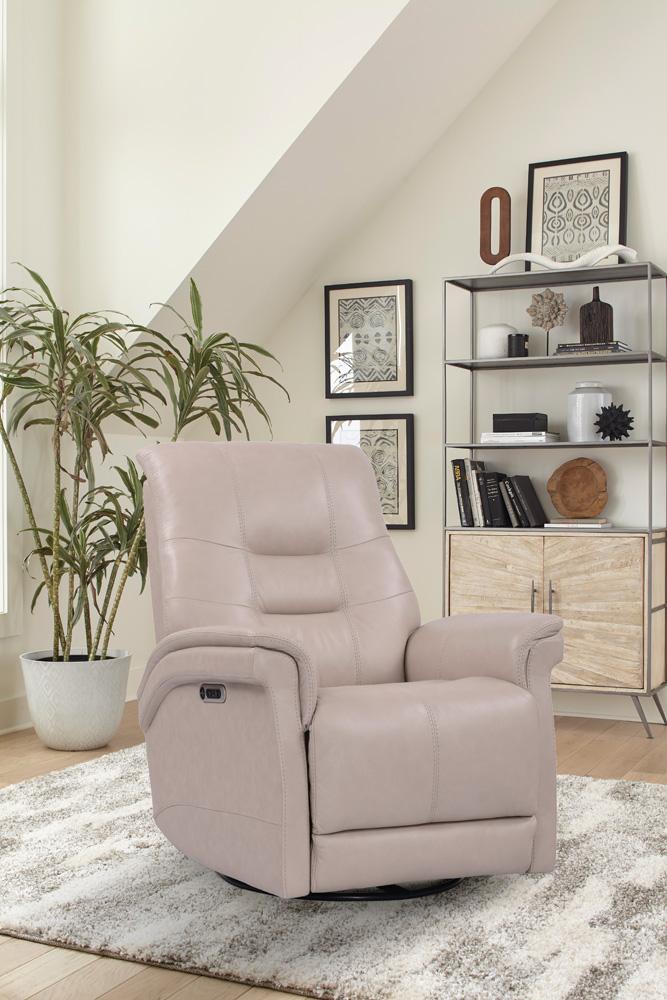 Parker Living - Carnegie - Verona Linen - Powered By Freemotion Cordless Power Swivel Glider Recliner (Set of 2) - MCAR#812GSPH-P25-2-VLI veiw 10