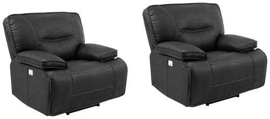 Parker Living - Spartacus - Black Power Recliner (Set of 2) - MSPA#812PH-2-BLC veiw 1