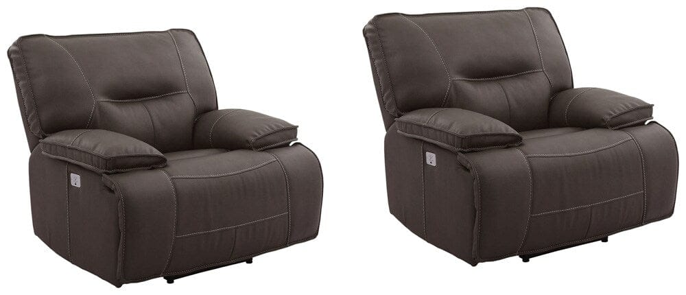 Parker Living - Spartacus - Chocolate Power Recliner (Set of 2) - MSPA#812PH-2-CHO veiw 1