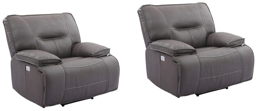 Parker Living - Spartacus - Haze Power Recliner (Set of 2) - MSPA#812PH-2-HAZ veiw 1