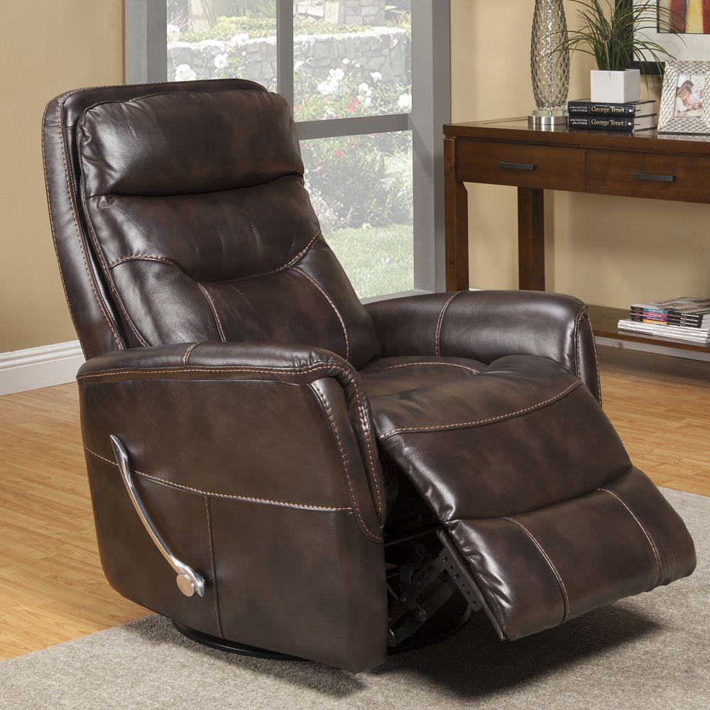 Parker Living - Gemini - Truffle Swivel Glider Recliner (Set of 2) - MGEM#812GS-2-TRU veiw 6