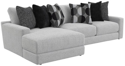 Jackson Furniture - Arlo 2-Piece Sectional with LSF Chaise in Artic/Domino - 404573170358265158_404575170358265158 veiw 1