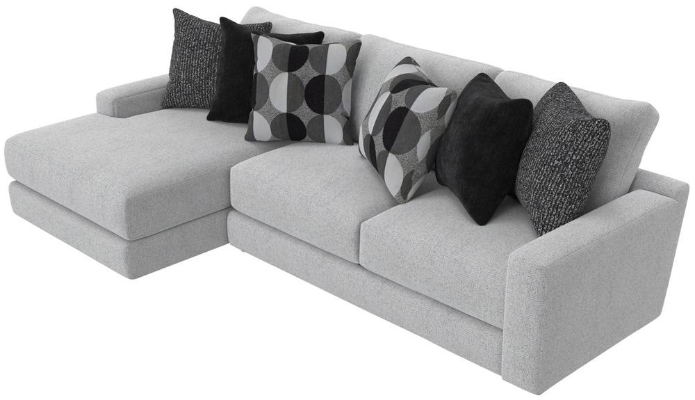 Jackson Furniture - Arlo 2-Piece Sectional with LSF Chaise in Artic/Domino - 404573170358265158_404575170358265158 veiw 2