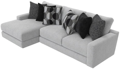 Jackson Furniture - Arlo 2-Piece Sectional with LSF Chaise in Artic/Domino - 404573170358265158_404575170358265158 veiw 2