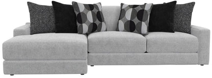 Jackson Furniture - Arlo 2-Piece Sectional with LSF Chaise in Artic/Domino - 404573170358265158_404575170358265158 veiw 3
