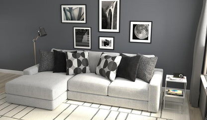 Jackson Furniture - Arlo 2-Piece Sectional with LSF Chaise in Artic/Domino - 404573170358265158_404575170358265158 veiw 8