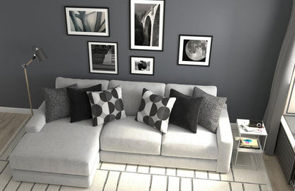 Jackson Furniture - Arlo 2-Piece Sectional with LSF Chaise in Artic/Domino - 404573170358265158_404575170358265158 veiw 9
