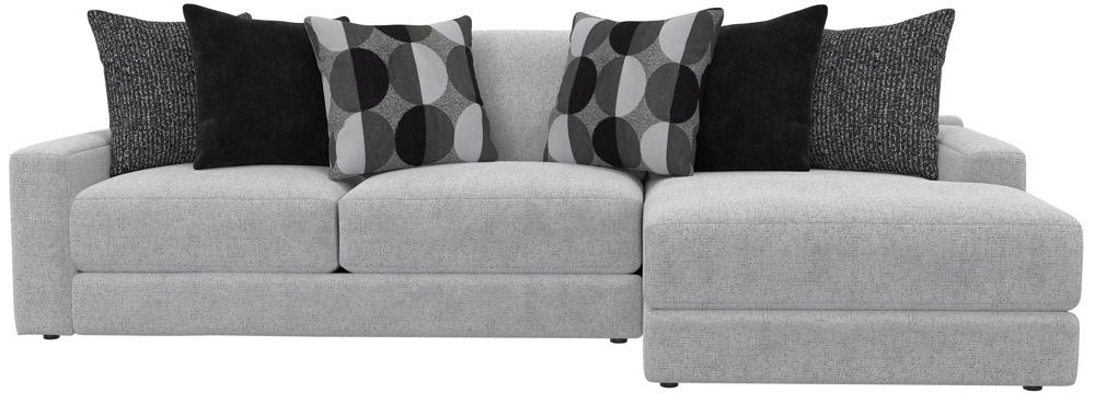 Jackson Furniture - Arlo 2-Piece Sectional with RSF Chaise in Artic/Domino - 404563170358265158_404576170358265158 veiw 3