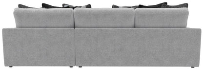 Jackson Furniture - Arlo 2-Piece Sectional with RSF Chaise in Artic/Domino - 404563170358265158_404576170358265158 veiw 4