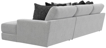 Jackson Furniture - Arlo 2-Piece Sectional with RSF Chaise in Artic/Domino - 404563170358265158_404576170358265158 veiw 5