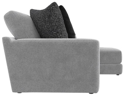 Jackson Furniture - Arlo 2-Piece Sectional with RSF Chaise in Artic/Domino - 404563170358265158_404576170358265158 veiw 7