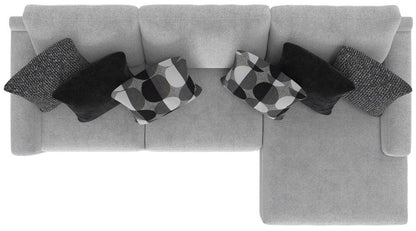 Jackson Furniture - Arlo 2-Piece Sectional with RSF Chaise in Artic/Domino - 404563170358265158_404576170358265158 veiw 8