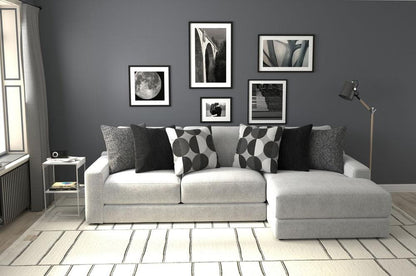 Jackson Furniture - Arlo 2-Piece Sectional with RSF Chaise in Artic/Domino - 404563170358265158_404576170358265158 veiw 9