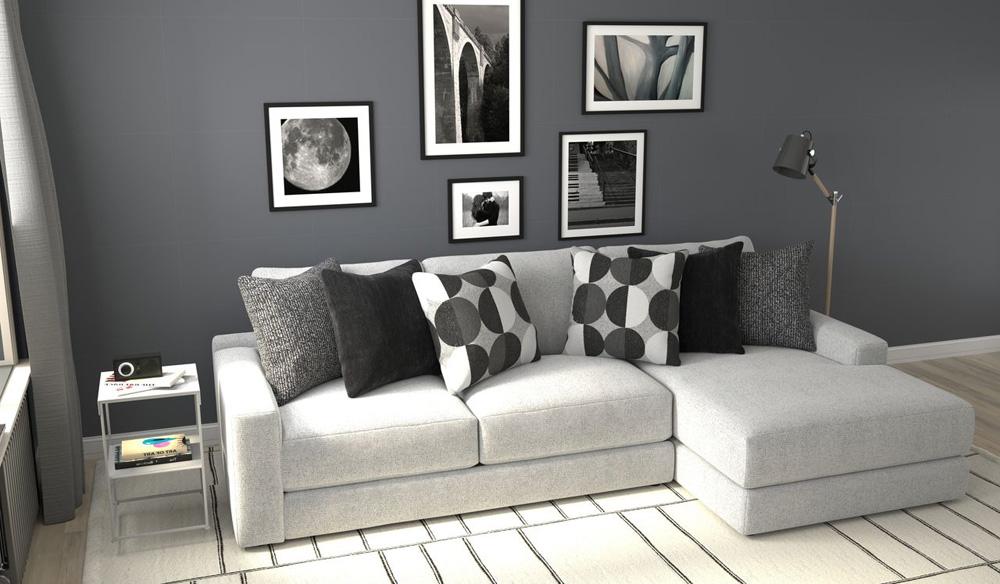 Jackson Furniture - Arlo 2-Piece Sectional with RSF Chaise in Artic/Domino - 404563170358265158_404576170358265158 veiw 10