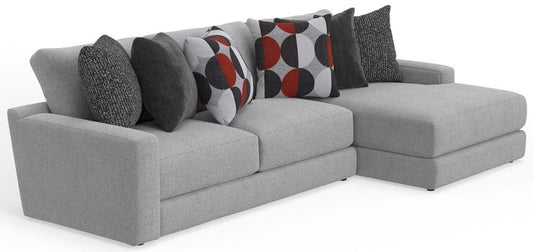 Jackson Furniture - Arlo 2-Piece Sectional with RSF Chaise in Oyster/Nutmeg - 404563170328265128_404576170328265128 veiw 1