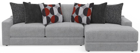 Jackson Furniture - Arlo 2-Piece Sectional with RSF Chaise in Oyster/Nutmeg - 404563170328265128_404576170328265128 veiw 2