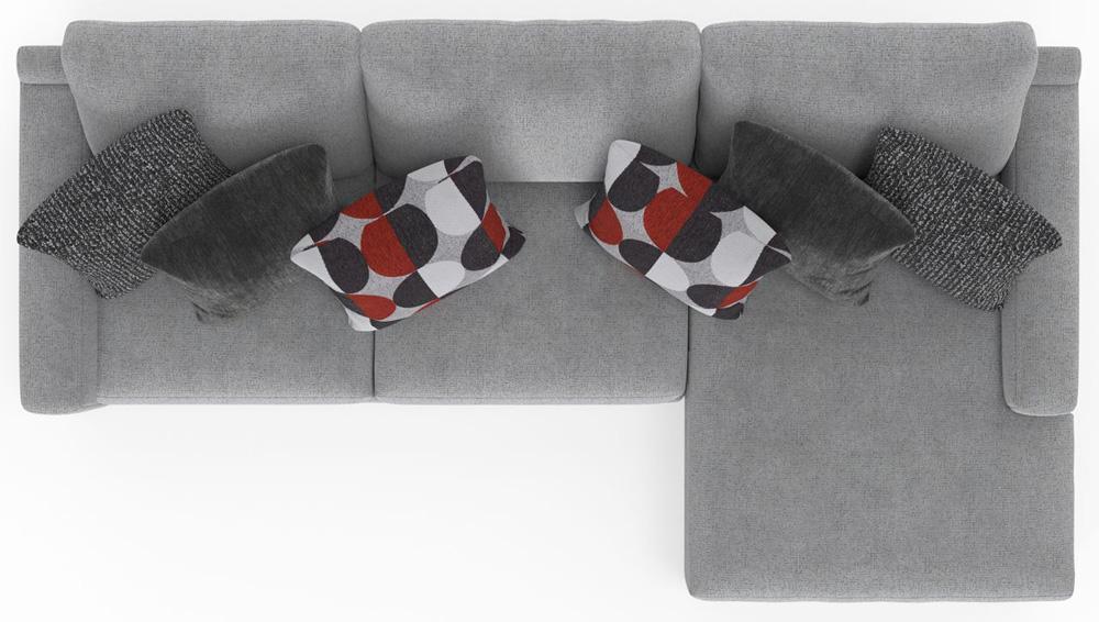 Jackson Furniture - Arlo 2-Piece Sectional with RSF Chaise in Oyster/Nutmeg - 404563170328265128_404576170328265128 veiw 7