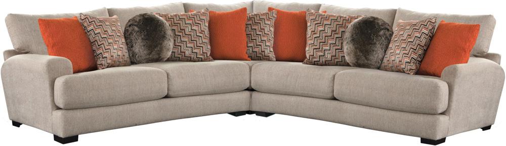 Jackson Furniture - Ava 3-Piece Sectional in Cashew/Lava - 449863179636287024_449873179636287024_449859179636287024 veiw 1