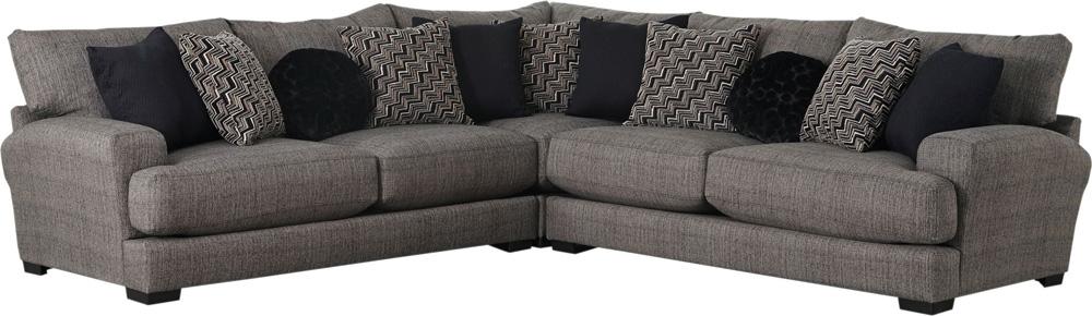 Jackson Furniture - Ava 3-Piece Sectional in Pepper/Shadow - 449863179648287048_449873179648287048_449859179648287048 veiw 1