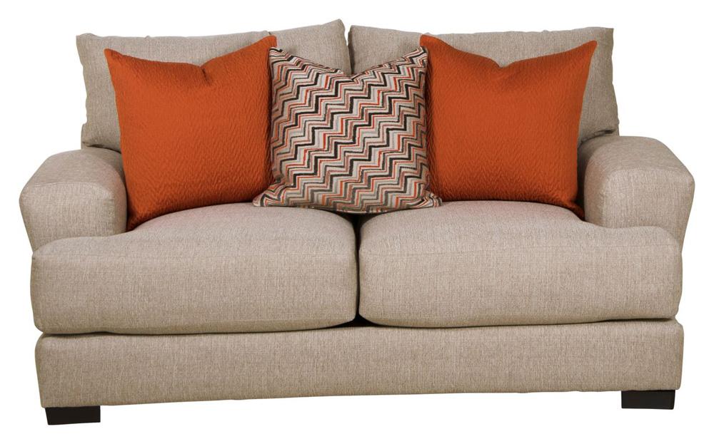 Jackson Furniture - Ava Loveseat in Cashew/Lava - 4498-02/1796-36/2870-24 veiw 2