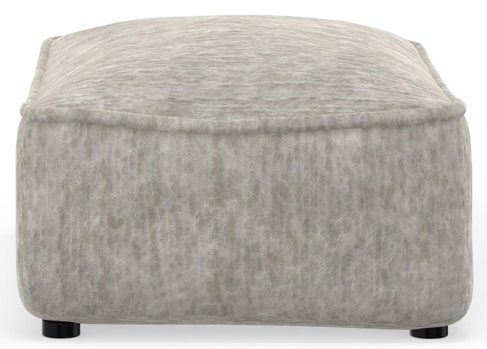 Jackson Furniture - Bankside Ottoman in Parchment - 2206-10/1760-26 veiw 3
